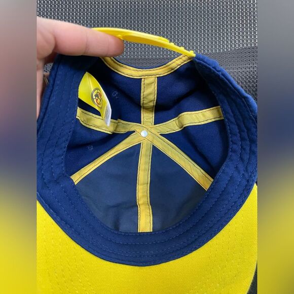Fan Ink Officially Licensed Club America Soccer Hat Snap Back Blue Yellow - Picture 4 of 8